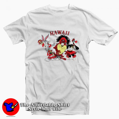 Funny Looney Tunes Hawaii Parody Vintage T Shirt 500x500 Funny Looney Tunes Hawaii Parody Vintage T Shirt On Sale