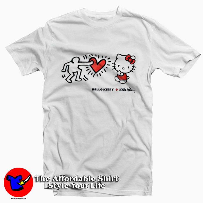 Hello Kitty x Keith Haring Vintage Cartoon T Shirt 510x510 image Hello Kitty x Keith Haring Vintage Cartoon T Shirt 510x510 Hello Kitty x Keith Haring Vintage Cartoon T Shirt On Sale