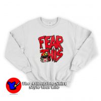Jamaica Fear This Reggae Peace Graphic Sweatshirt