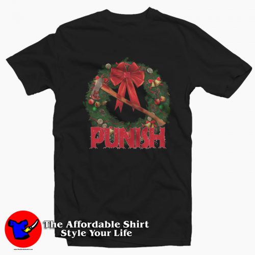 Silent Night Deadly Night Punish Christmas T Shirt 500x500 Silent Night Deadly Night Punish Christmas T Shirt On Sale