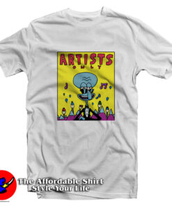 Artists Only Squidward SpongeBob SquarePants T-Shirt