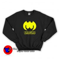 Batgril Batman Boob Logo Unisex Sweatshirt