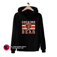 Chicago Bears Cocaine Bear Graphic Hoodie
