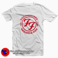 Dave Grohl Foo Fighters FF Logo Graphic T-Shirt