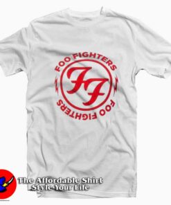 Dave Grohl Foo Fighters FF Logo Graphic T-Shirt