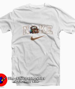 Disney Cars Mater Nike Funny Parody T-Shirt