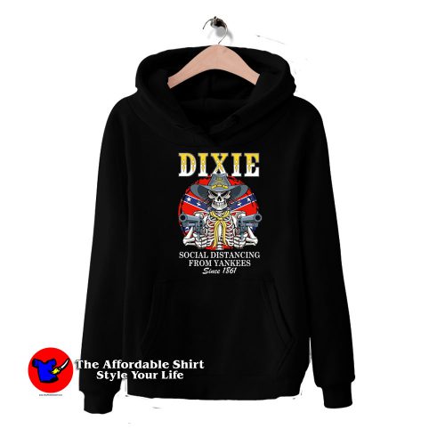 Dixie Social Distancing From Yankees Hoodie 500x500 Dixie Social Distancing From Yankees Hoodie On Sale