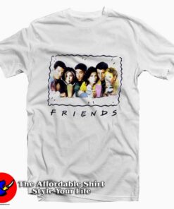 Friends Group Milkshake Graphic Unisex Tshirt