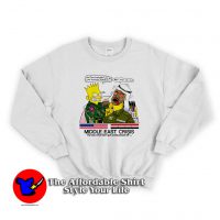 Funny Bart Simpson Middle East Crisis Sweatshirt