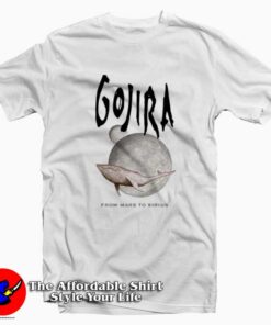 Gojira Whale From Mars Graphic Tshirt