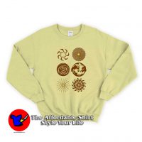 Lorde Solar Institute Yellow Graphic Sweatshirt