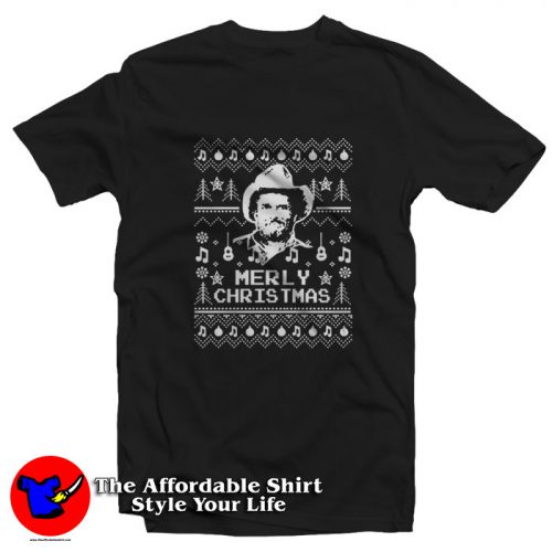 Merle Haggard Ugly Christmas Funny T Shirt 500x500 Merle Haggard Ugly Christmas Funny T Shirt On Sale