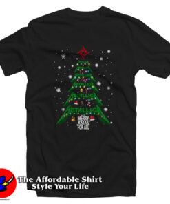 Metallica Merry Christmas For All tree T-Shirt