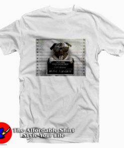 New York Police Department Naughty Pug T-Shirt