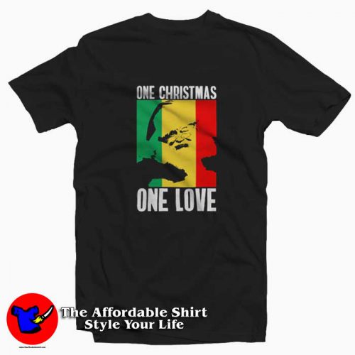 One Christmas One Love Graphic Unisex Tshirt 500x500 One Christmas One Love Graphic Unisex T Shirt On Sale