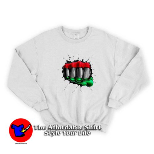 Pan African UNIA Flag Fist Unisex Sweater 500x500 Pan African UNIA Flag Fist Unisex Sweatshirt On Sale