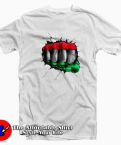Pan African UNIA Flag Fist Unisex T-Shirt