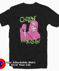 Scream Ghost Face Chillin And Killin Unisex Tshirt