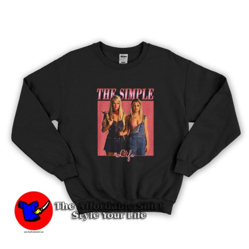 The Simple Life Vintage Film Graphic Sweatshirt 500x500 The Simple Life Vintage Film Graphic Sweatshirt On Sale