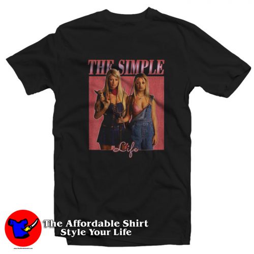 The Simple Life Vintage Film Graphic T Shirt 500x500 The Simple Life Vintage Film Graphic T Shirt On Sale