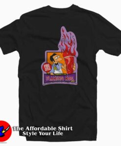 The Simpsons Flaming Moe Fire Logo T-Shirt