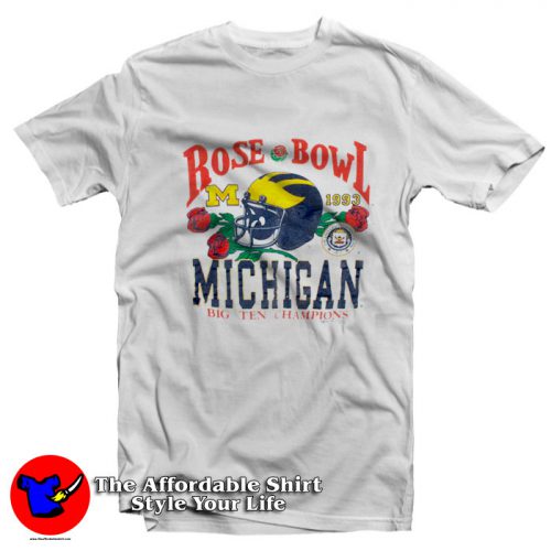 Vintage Michigan Rose Bowl Champions T Shirt 500x500 Vintage Michigan Rose Bowl Champions T Shirt On Sale