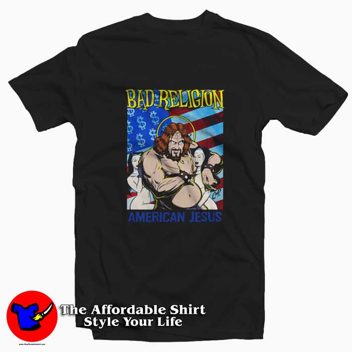 Bad Religion American Jesus Graphic Tshirt 510x510 image Bad Religion American Jesus Graphic Tshirt 510x510 Bad Religion American Jesus Graphic T Shirt On Sale
