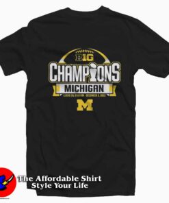 Hot Michigan Football Big 10 Championship T-Shirt