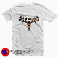 Keep It Redneck Distressed American Flag Deer T-Shirt