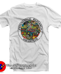 Psychedelic Research Volunteer Graphic T-Shirt