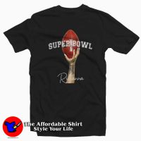 Superbowl Halftime Rihanna American Football T-Shirt