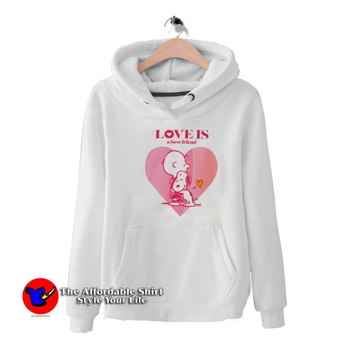 Charlie Brown Snoopy Love is a Best Friend Hoodie 500x500 Charlie Brown & Snoopy Love is a Best Friend Hoodie On Sale