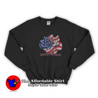 Grateful Dead American Flag Graphic Vintage Sweatshirt