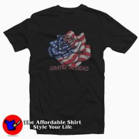 Grateful Dead American Flag Graphic Vintage T-Shirt