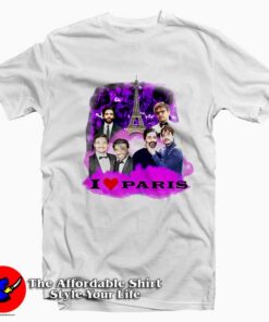 I Love Paris Pedro Pascal Graphic T-Shirt