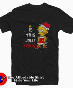 Is This Jolly Enough Lisa Simpson Graphic T-Shirt