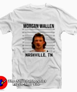 Morgan Wallen Mugshot Nashville Graphic T-Shirt