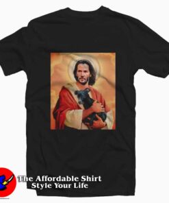 Saint Keanu Reeves The Savior Christ God T-Shirt