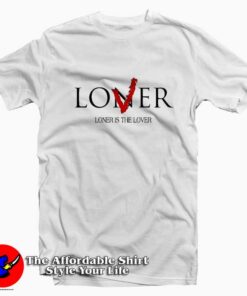 Vintage Loner Is The Lover Graphic T-Shirt