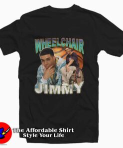 Wheelchair Jimmy Bootleg Graphic T-Shirt