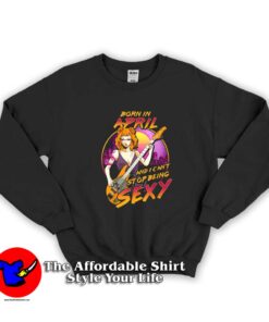 Born in April And I Can't Stop Being Sexy Guitarists Sweatshirt