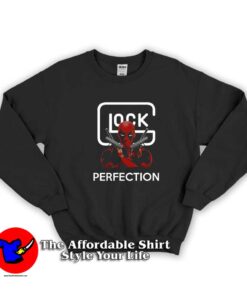 Deadpool Team Glock Perfection Parody Sweatshirt