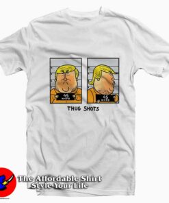 Funny Trump Not Guilty Mugshot Graphic T-Shirt