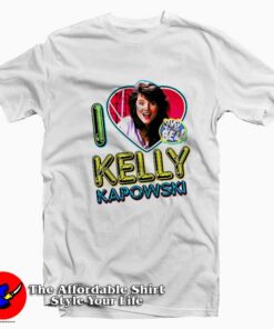 I Love Kelly Kapowski Saved By The Bell Vintage T-Shirt