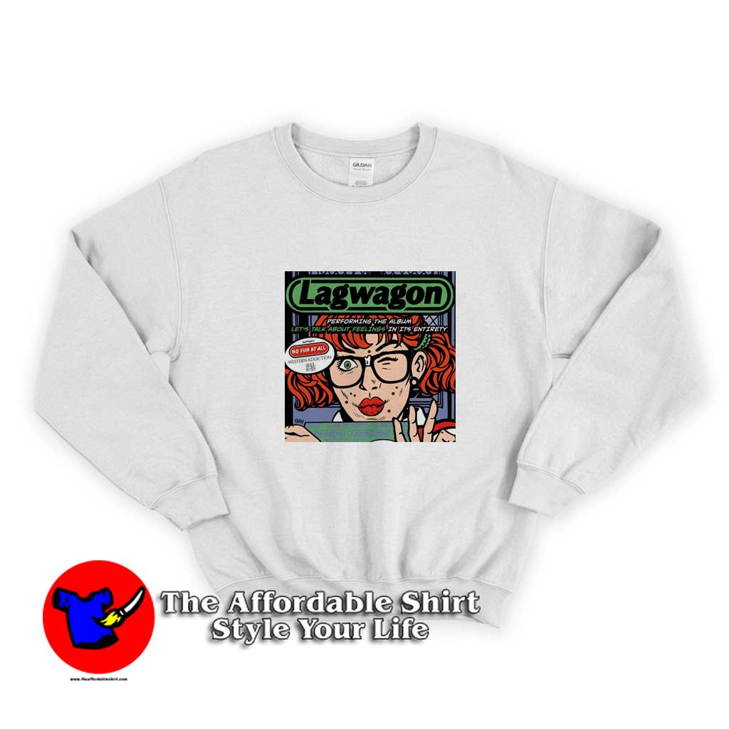 Lagwagon Lets Talk About Feelings Graphic Sweater 510x510 image Lagwagon Lets Talk About Feelings Graphic Sweater 510x510 Lagwagon Let’s Talk About Feelings Graphic Sweatshirt On Sale