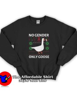 No Gender Only Goose Nonbinary Christmas Sweatshirt