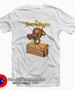 Smashing Pumpkins Funny Cat Vintage T-Shirt