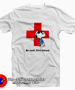 Snoopy Donate blood to American Red Cross T-Shirt