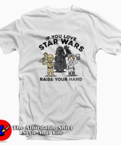 Star Wars Raise Your Hands Graphic Unisex T-Shirt