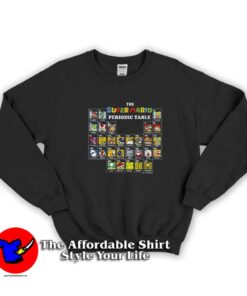 Super Mario Periodic Table Of Characters Sweatshirt